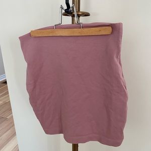 Dusty rose skirt